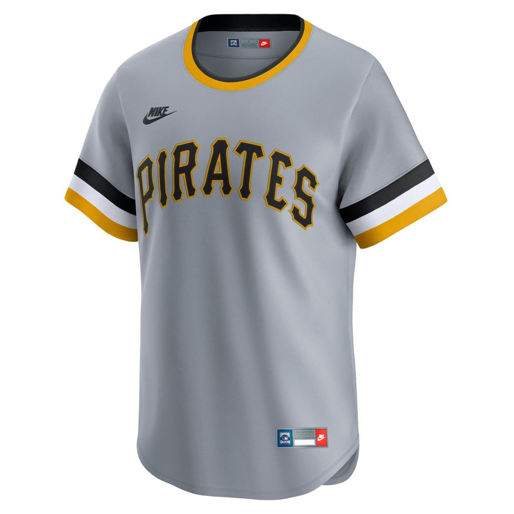 Pittsburgh Pirates Nike Cooperstown Collection Limited Jersey - Gray | MLB Fan Gear