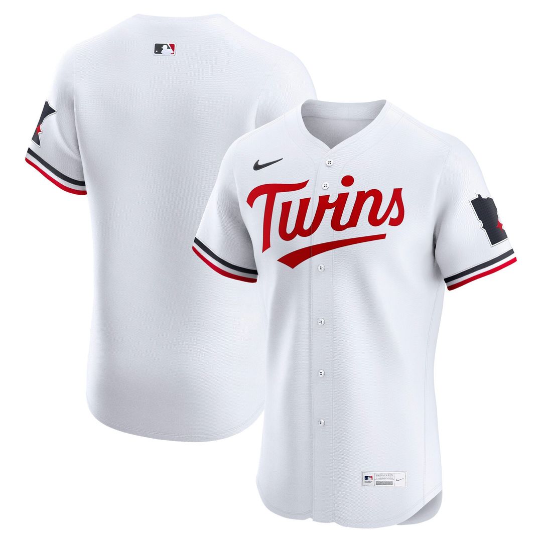 Minnesota Twins Nike Home Elite Jersey - White | MLB Fan Gear