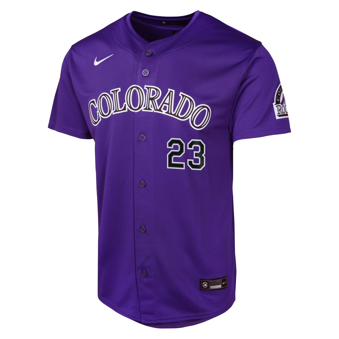 Kris Bryant Colorado Rockies Nike Youth Alternate Limited Player Jersey - Purple | MLB Fan Gear