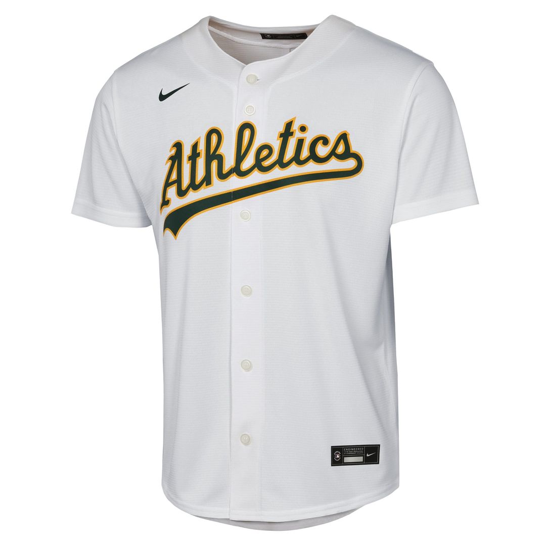 Zack Gelof Athletics Nike Youth Home Replica Player Jersey - White | MLB Fan Gear
