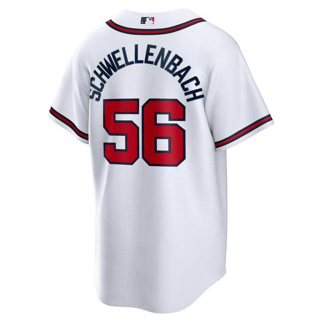 Spencer Schwellenbach Atlanta Braves Nike Home Replica Jersey - White | MLB Fan Gear