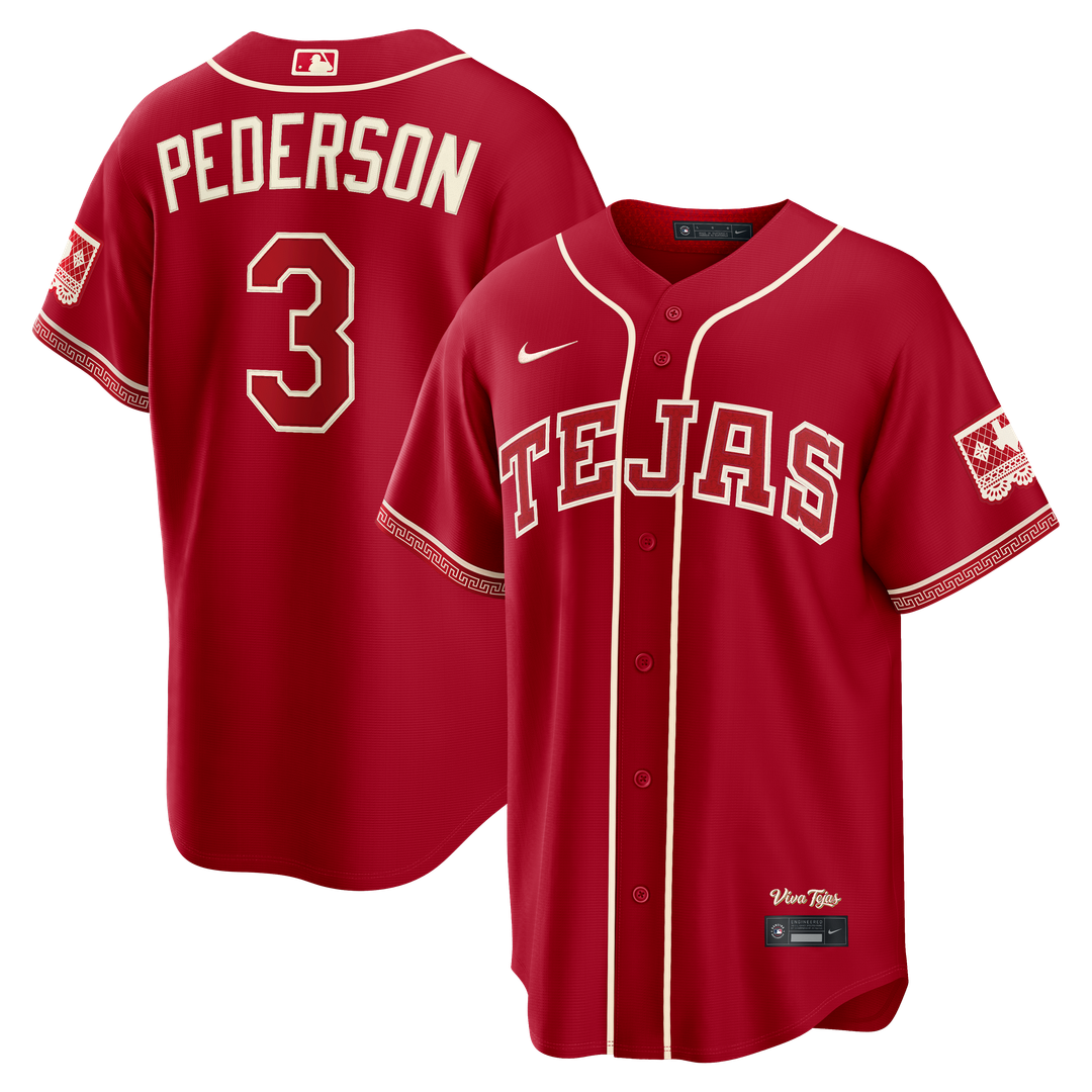 Joc Pederson Texas Rangers Nike 2026 City Connect Stadium Jersey - Red | MLB Fan Gear
