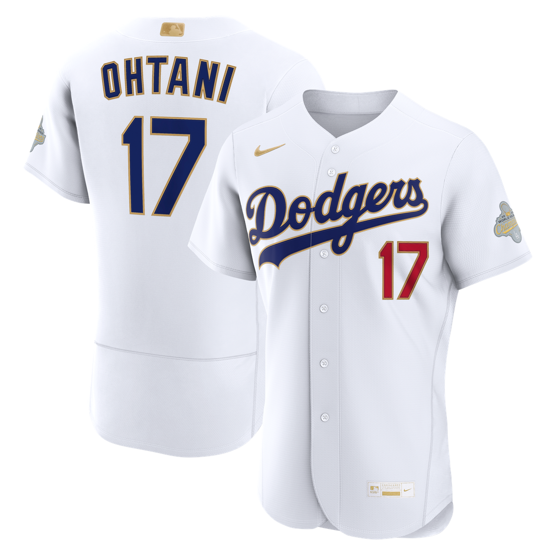 Shohei Ohtani Los Angeles Dodgers Nike 2026 Gold Collection Authentic Jersey - White | MLB Fan Gear