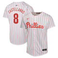 Nick Castellanos Philadelphia Phillies Nike Youth Home Game Player Jersey - White | MLB Fan Gear