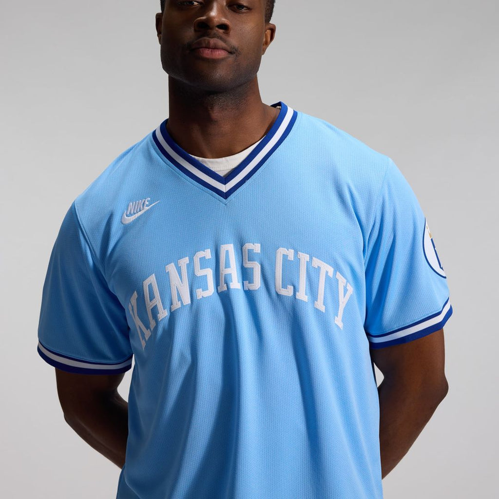 Bo Jackson Kansas City Royals Nike Throwback Cooperstown Collection Limited Jersey - Light Blue | MLB Fan Gear