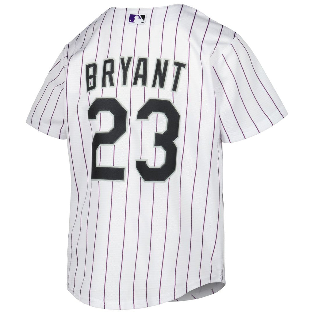 Kris Bryant Colorado Rockies Nike Youth Alternate Replica Player Jersey - White | MLB Fan Gear