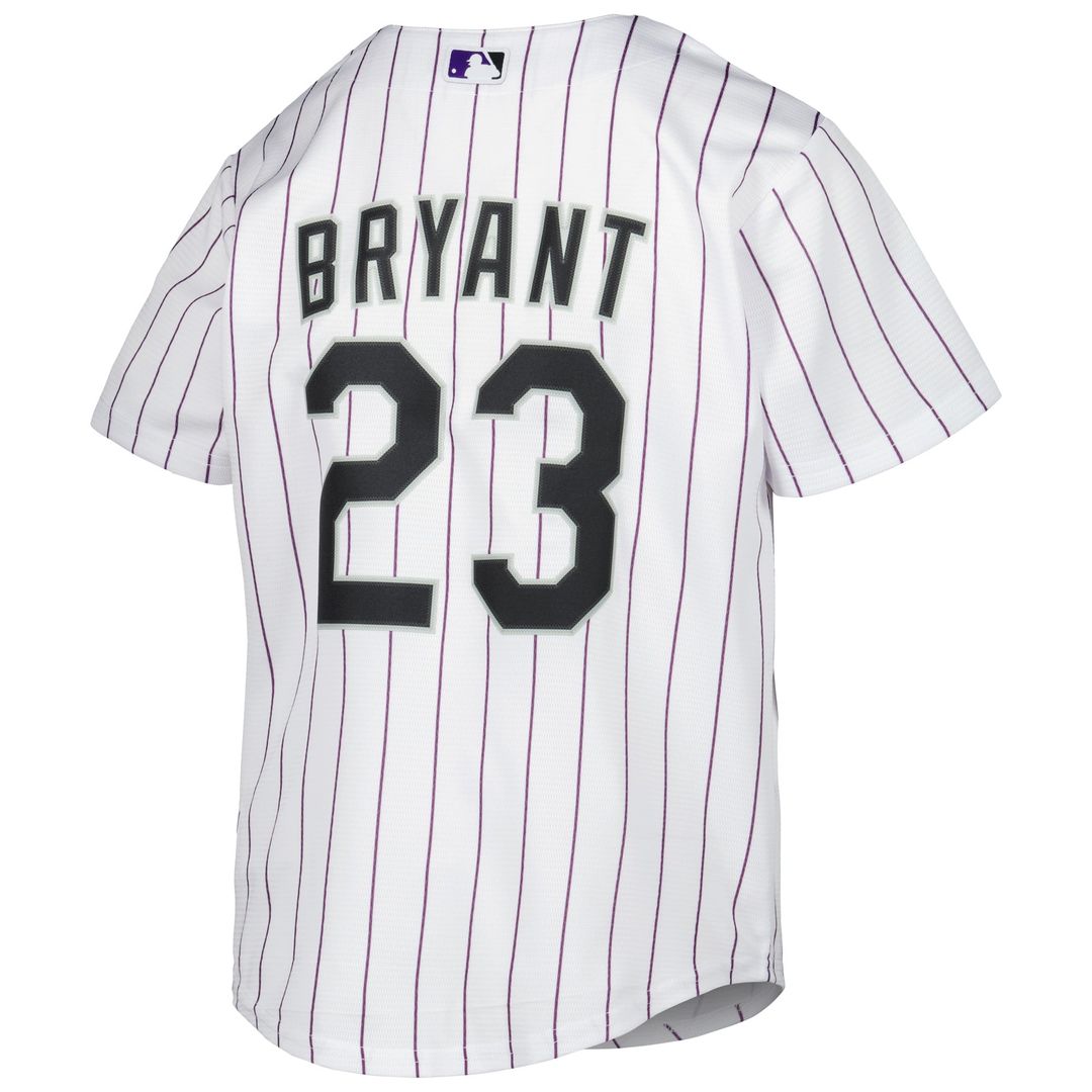 Kris Bryant Colorado Rockies Nike Youth Alternate Replica Player Jersey - White | MLB Fan Gear