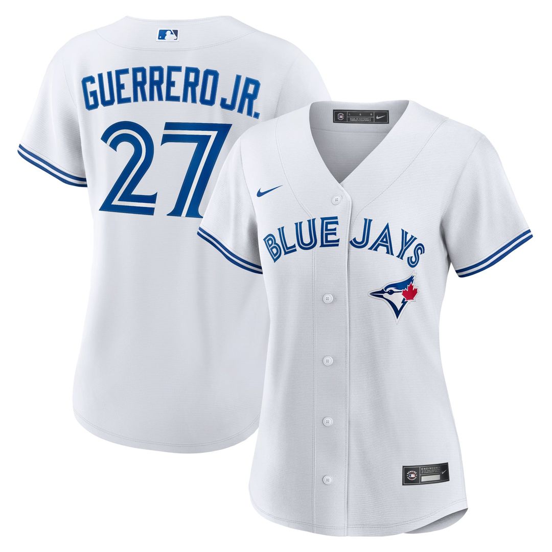 Vladimir Guerrero Jr. Toronto Blue Jays Nike Women's Home Replica Player Jersey - White | MLB Fan Gear