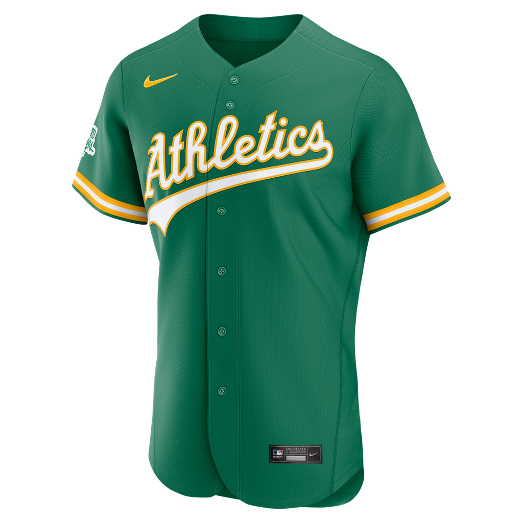 Athletics Nike Alternate Authentic Jersey - Green | MLB Fan Gear